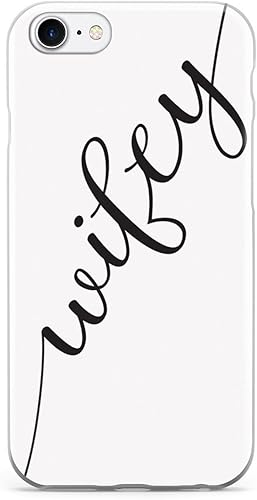 Miniatura 19 de Inspired Cases - Compatible con iPhone Xs Max - Funda protectora con textura 3D para Apple iPhone Xs Max - Esposo y esposa - Wifey