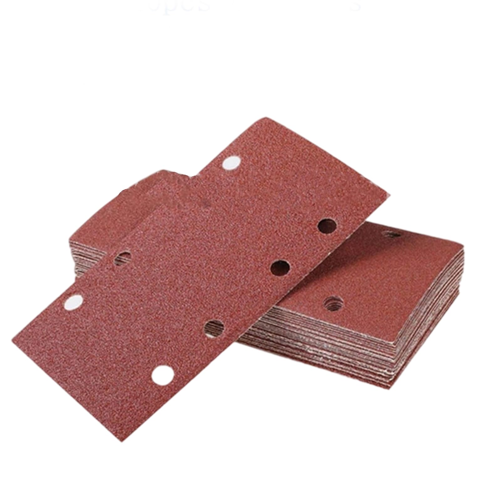 Multipurpose 185x93mm Flocking Sandpaper Sheets 8 Hole Design Abrasives for DIYer Projects Smooth Finishing Flocking Sanding Discs