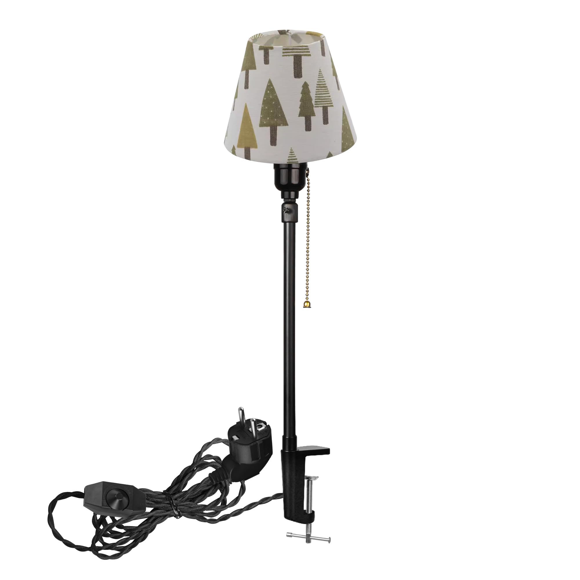 Modern Klemmleuchte,1 Packung Leselampe mit 2,5 m Kabel, Dimmbar Nachttischlampe,Augenpflege Schreibtischlampe für Heimgebrauch Büro, E27 Lampenhalterung - DZ0031SDS