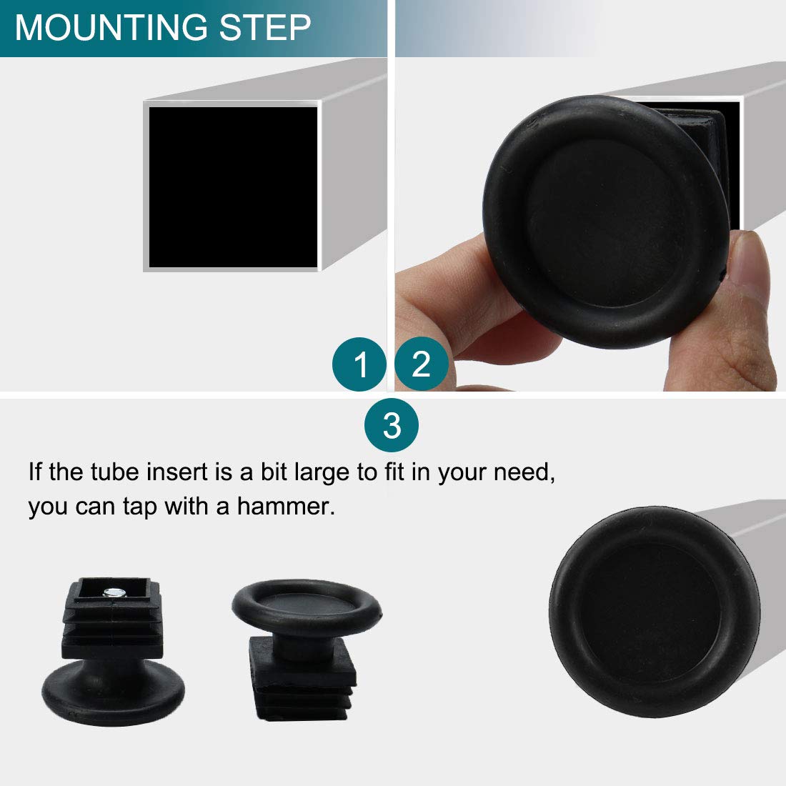 Boulon en U SOURCING MAP 2 Kits 87mm Interne Largeur 100mm Longueur M10