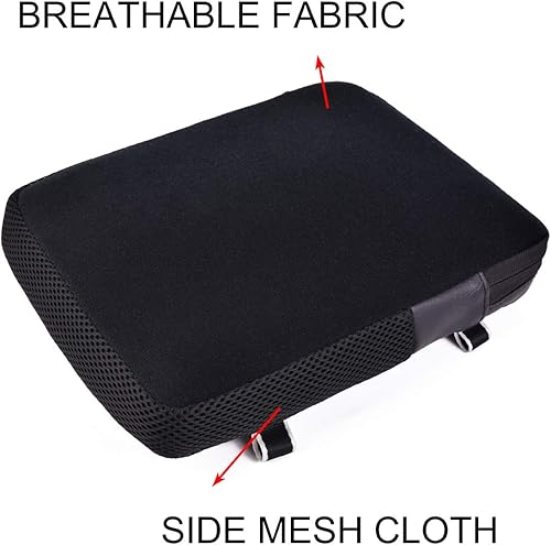 Miniatura 3 de Cojín de aire para asiento de motocicleta para un cómodo alivio de presión de viaje, tela duradera que se adapta a la mayoría de asientos de