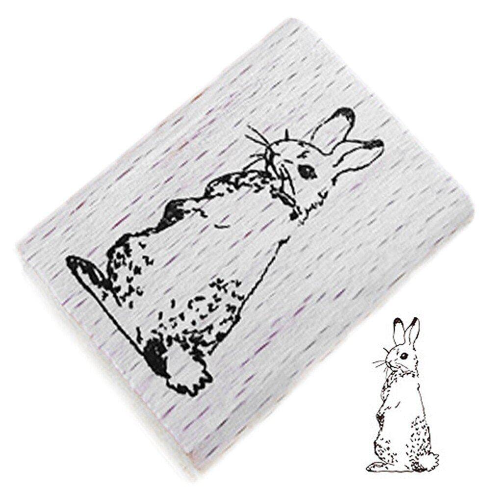 Lpitoy Rabbit Cute Animals Vintage Decoration Stamp Wooden Rubber Stamps For Scrapbooking Stationery Diy Craft Standard Stamp
