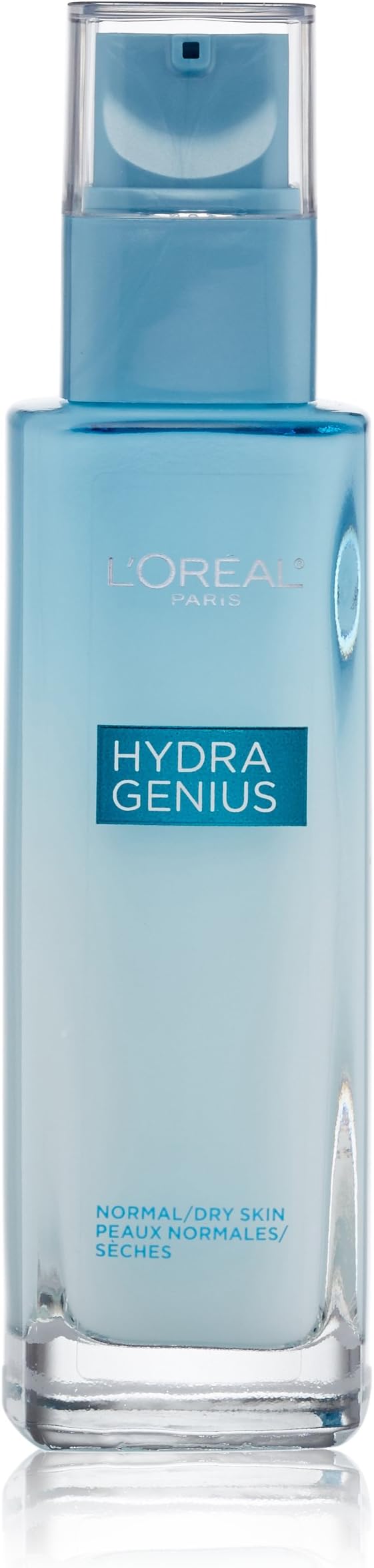 L’Oréal Paris L'Oreal Skincare Hydra Genius Daily Liquid Care Oil-Free Face Moisturizer for Normal to Dry Skin, Hyaluronic Acid Moisturizer for Face with Aloe Water and Hyaluronic Acid, 3.04 fl. oz.