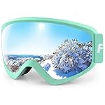 findway Kids Ski Goggles, Kids Snow Snowboard Goggles for Boys Girls Youth OTG