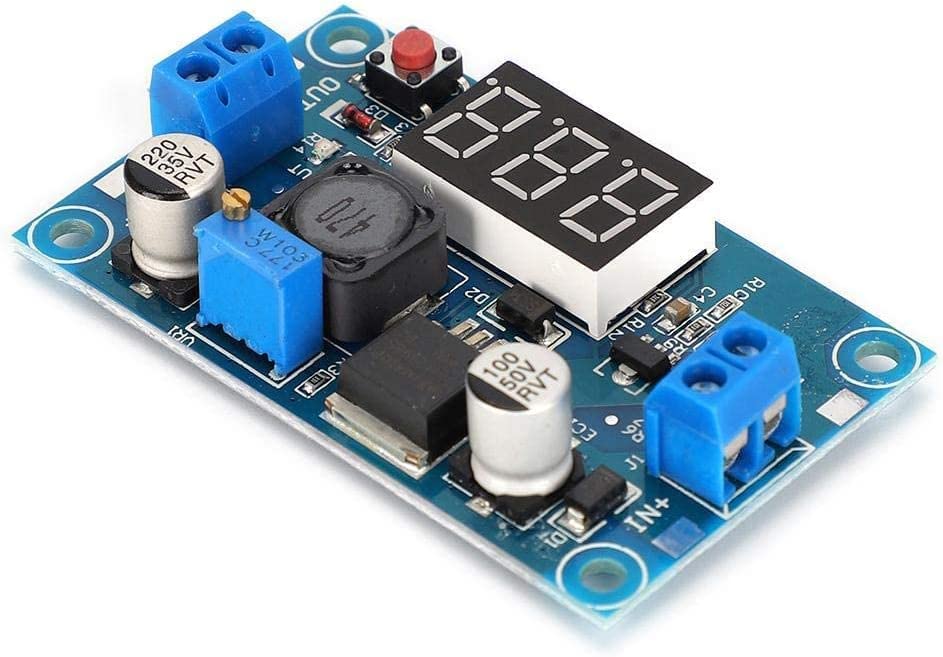 Scriptronics® LM2596 DC-DC Adjustable Buck Module With Digital Voltmeter Display LM2596S Regulated Power Supply Converter Module 4.0~40V To 1.25~37V Power Transformer With LED Display (B0D63M4X1M) Amazon Price History, Amazon Price Tracker