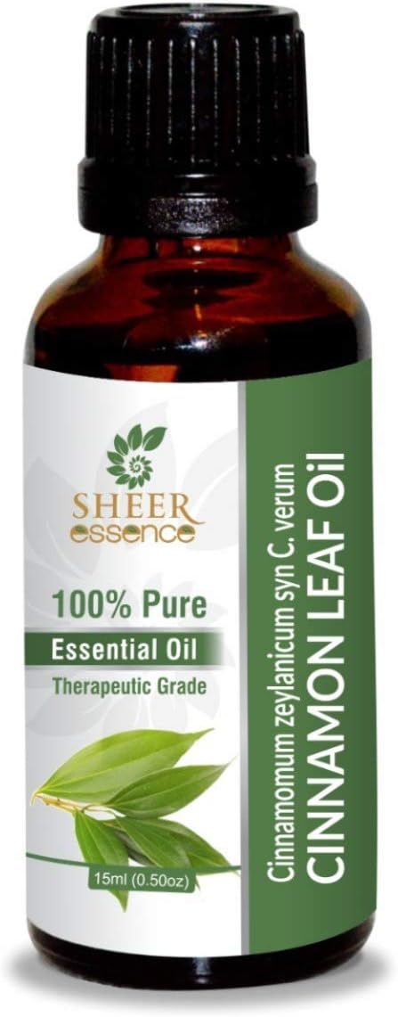 Cinnamon Leaf Oil 100% Pure Undiluted Natural Uncut Therapeutic Grade Steam Distilled Essential Oils for Skin, Hair and Aromatherapy 5000ML
