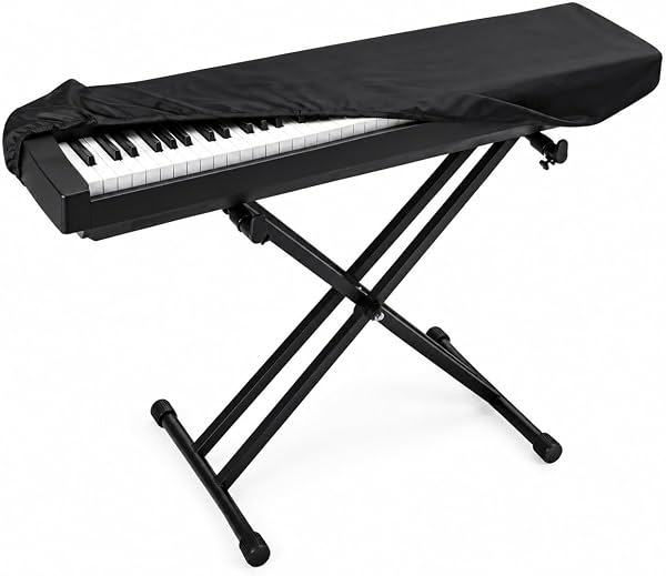 Funda antipolvo para teclado Yamaha MODX M7 2025-2026, cubierta para teclado de piano con cordón ajustable, tela Oxford premium para teclados de 61/76/88 teclas