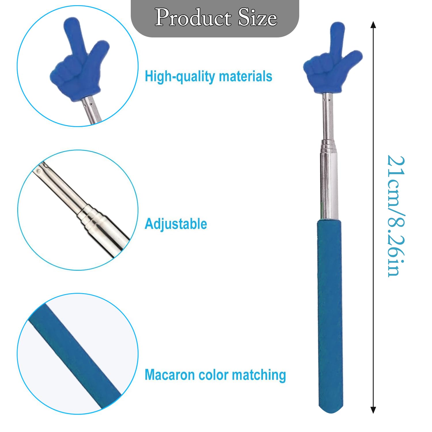 3 Pcs Retractable Telescopic Pointers for Teachers - Image 2