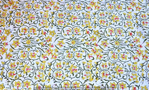 Tissu imprimé indien pour coudre des vêtements d'été et rénover des housses de canapé