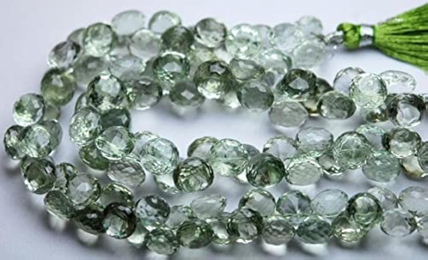 Améthyste verte en perles facettées 8mm pour créer vos bijoux d'été bohèmes