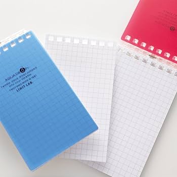 Amazon.co.jp: リヒトラブ ツイストノート A7 8穴 白 10冊入