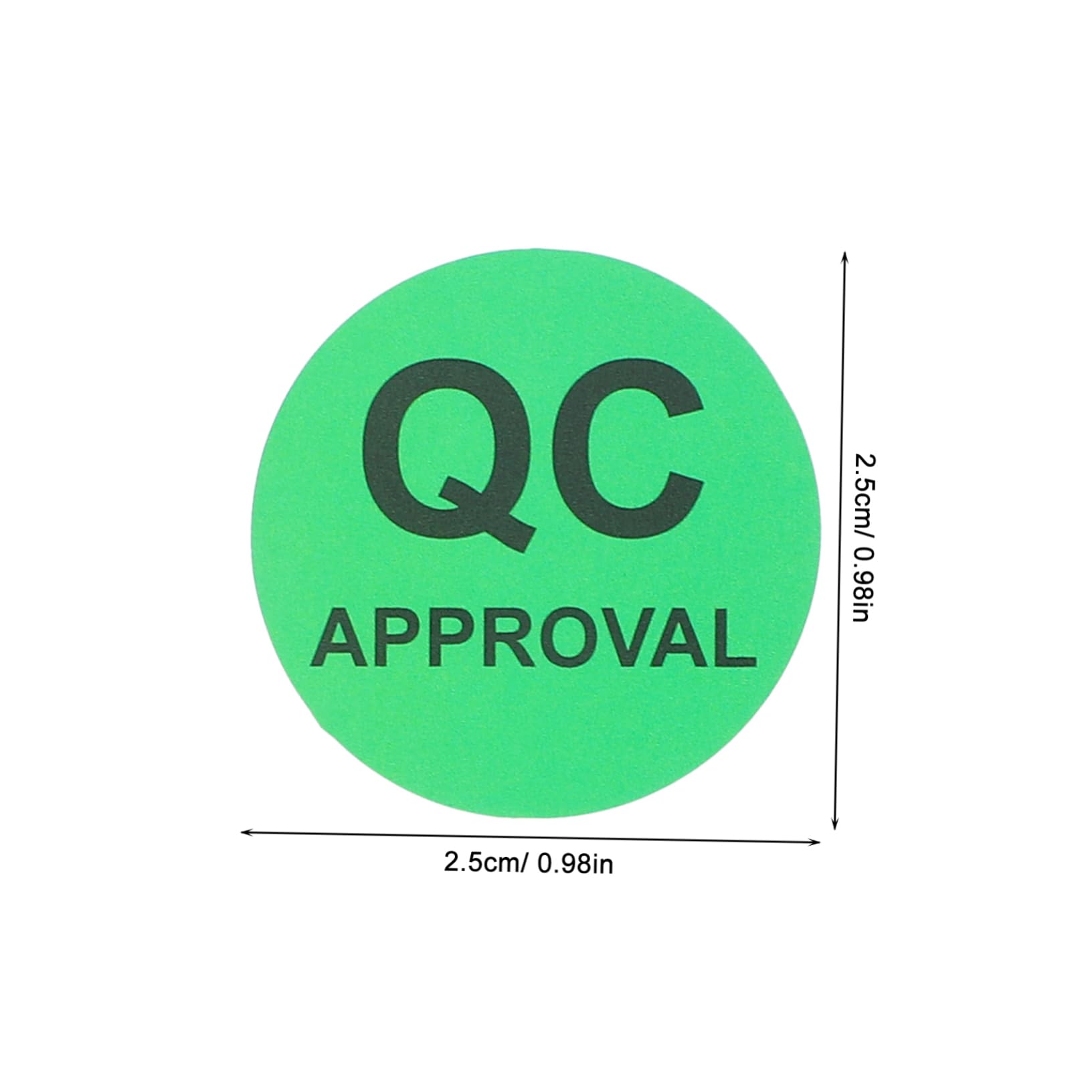 VILLCASE Label Stickers 100 Sheets of Quality Test Stickers for Warehouse Supplies Self-Adhesive Decals