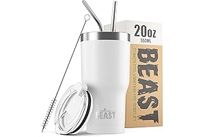 Beast 20 oz Tumbler Arctic White