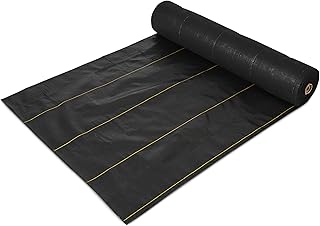 Dewitt Pro-5 Weed-Barrier Woven Landscape Fabric, 5 oz, Black, 4' x 250'...