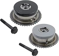 GELUOXI Pair VVT Cam Phaser Gears for Buick Regal, Chevy Malibu Equinox Cobalt 2.0L 2.4L - Replaces 12578515 12578516