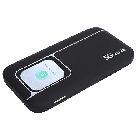 WiFi Mobile Hotspo for Travel, High Speed 5G Mobile Hotspot Device with 2.01 Inch Screen, Dual Band WiFi Portable Router for Phone Tablet, Support 16 Devices