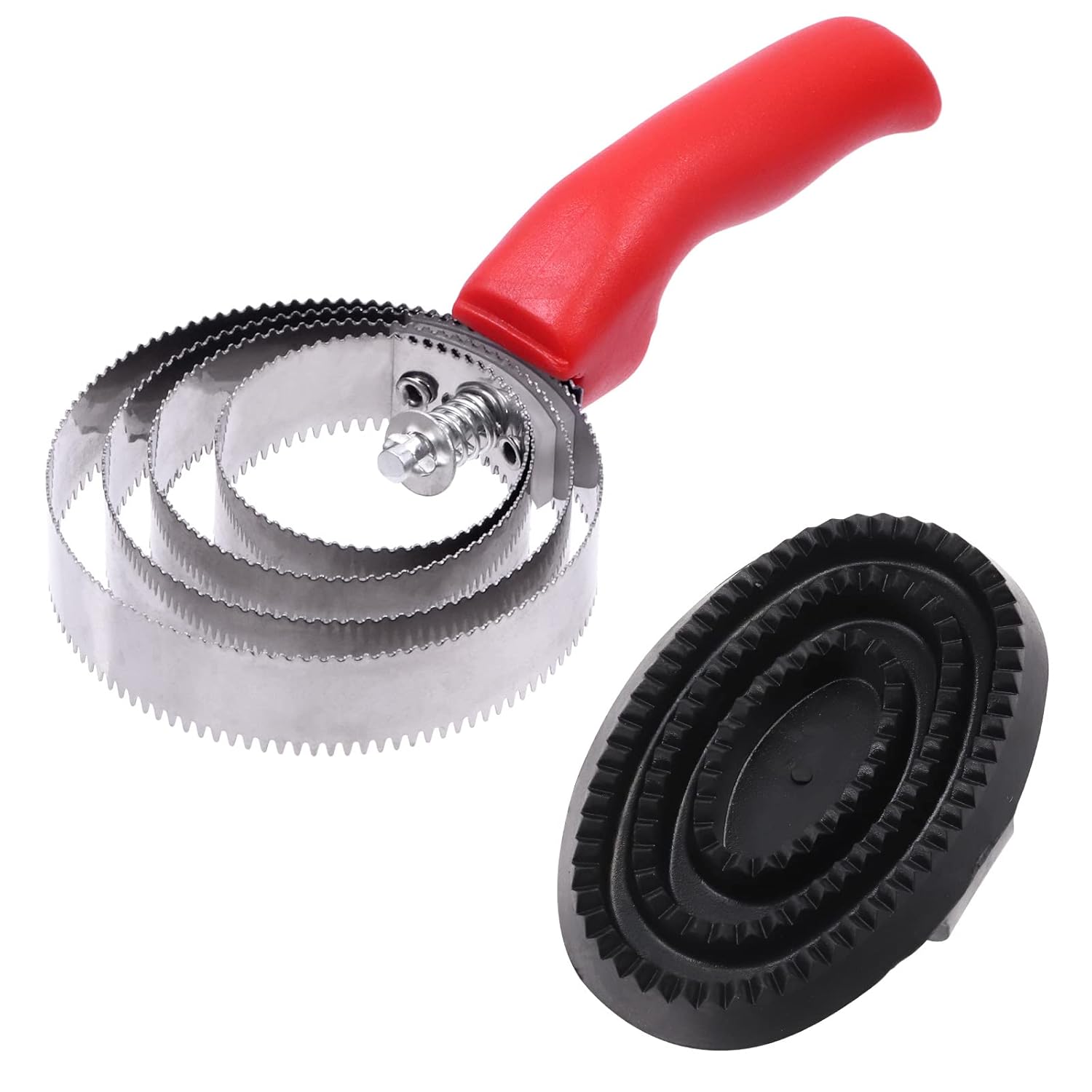 Tanstic 3Pcs 4 Rings Reversible Stainless Steel Curry Comb