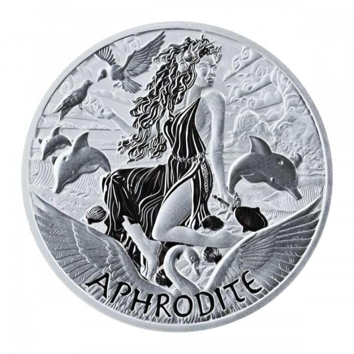 1 unze Silbermünze Tuvalu - Aphrodite 2022 - Gods of Olympus 1 oz Silber Silver Götter des Olymp silver coin nur 13.500 Stück