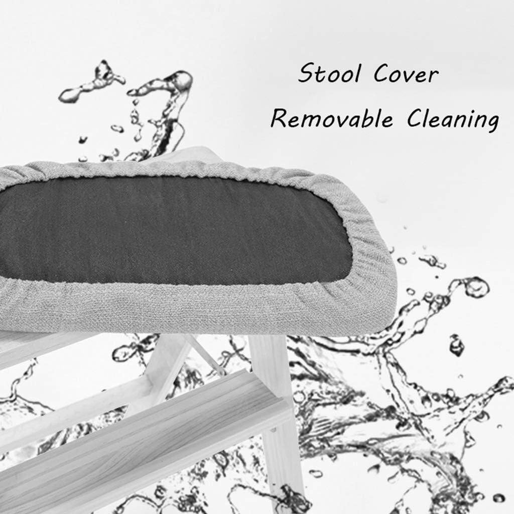 Multi-Function Folding 3 Step Ladder Stool Household Stair Chair Flower Rack for Kids/Adult Step Stool (#2)