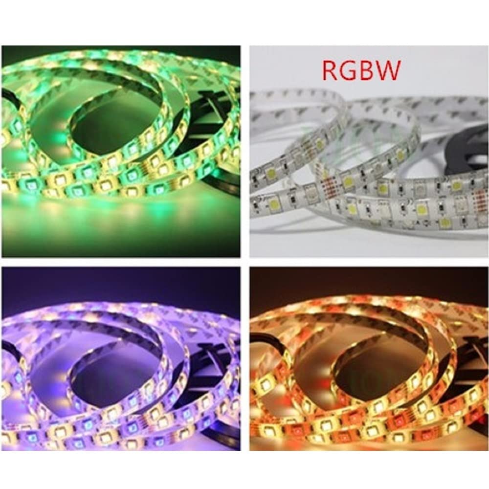 LED Accesorios decorativos 5m 10m 15m 20m DC12V 5050 RGB LED Tira impermeable RGBW RGBWW LED Tiras de luz 60led Agregar controlador Amplificador de potencia calificado 4 Exterior / interior