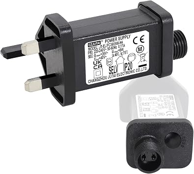 CubePlug 36V 6W String Lights Indoor-Outdoor Power Adapter for CZJUTAI JT-EL/FC36V6W /4.5W /3.6W -IP20 for Christmas Light,Multi Function Control Box [W760]