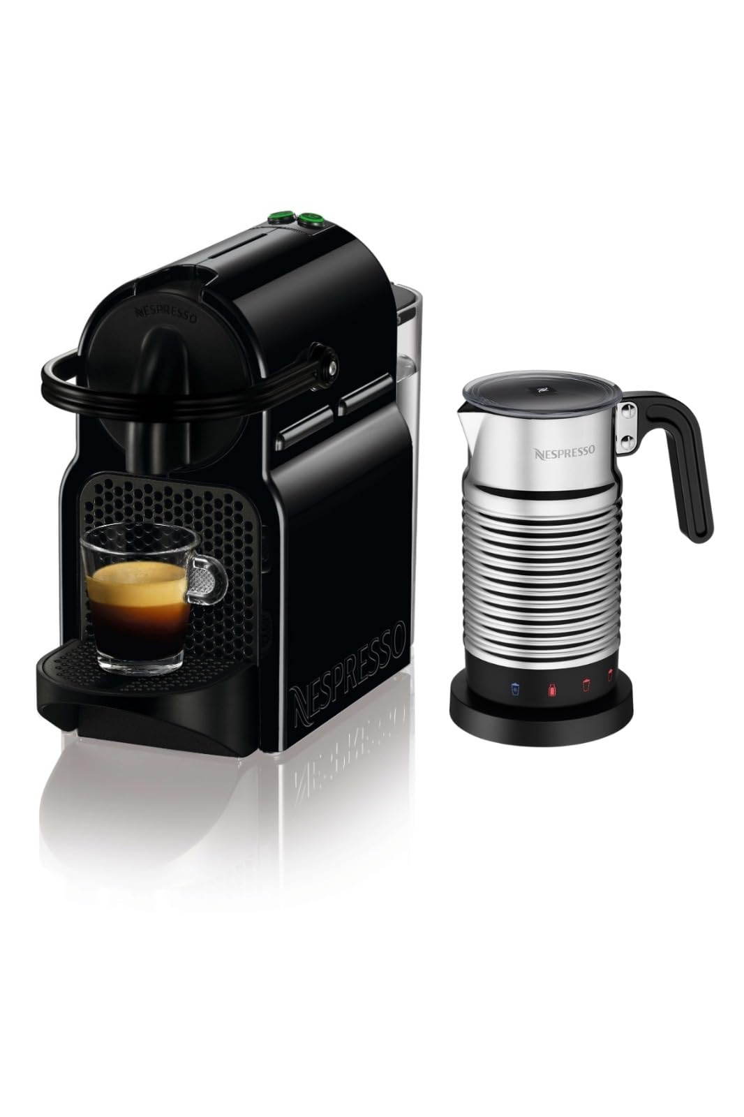 Nespresso Inissia D40 Siyah + Aeroccino 4 Kahve Makinesi Seti