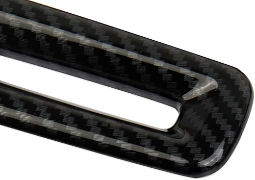 Miniatura 2 de Estilo de fibra de carbono Interior reposacabezas laterales decoración cubierta Trim para Rivian R1T R1S