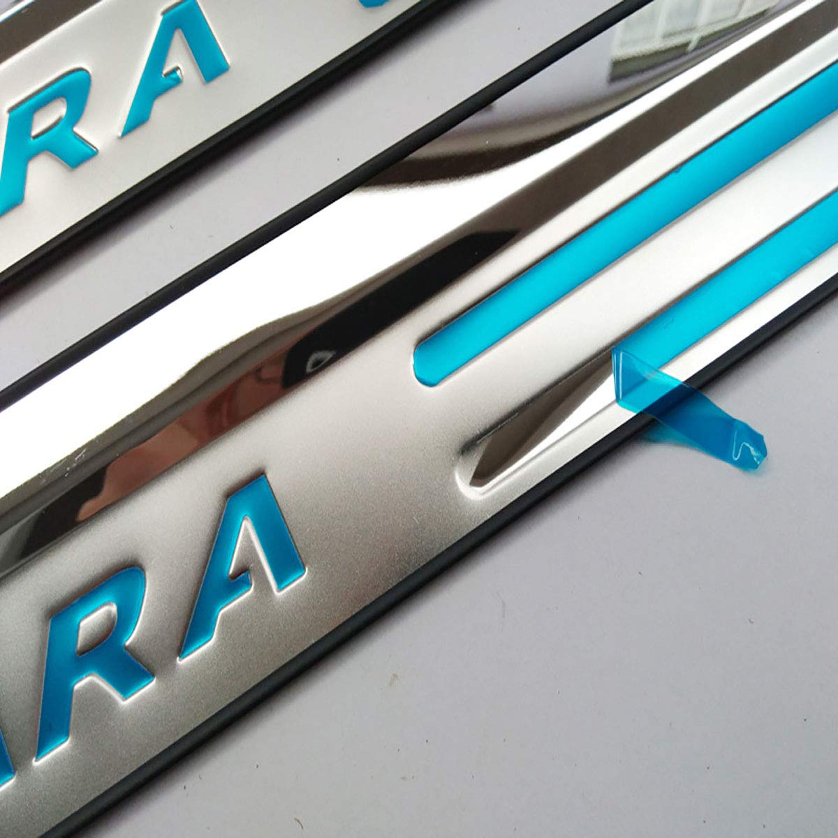 4 PCS Nissan Car Door Sill Protector 3D Carbon Fiber Scuff Protective Door Sill Cover Panel Sticker Car Stickers Stickers For Car I261348093