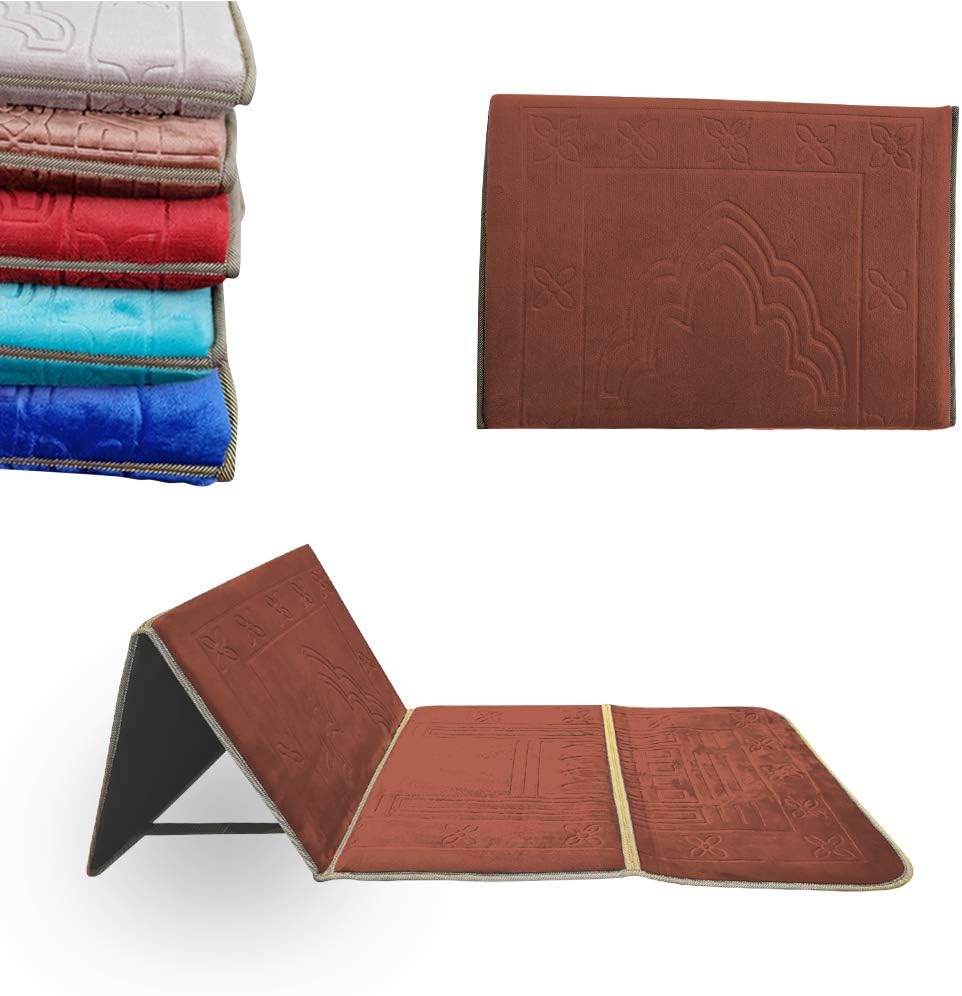 ZenHeart Floor Chair with Back Support - Portable Meditation Chair with Padded Surface - Foldable Yoga Mat for Indoors & Outdoors Prayer Mat : Sports & Outdoors