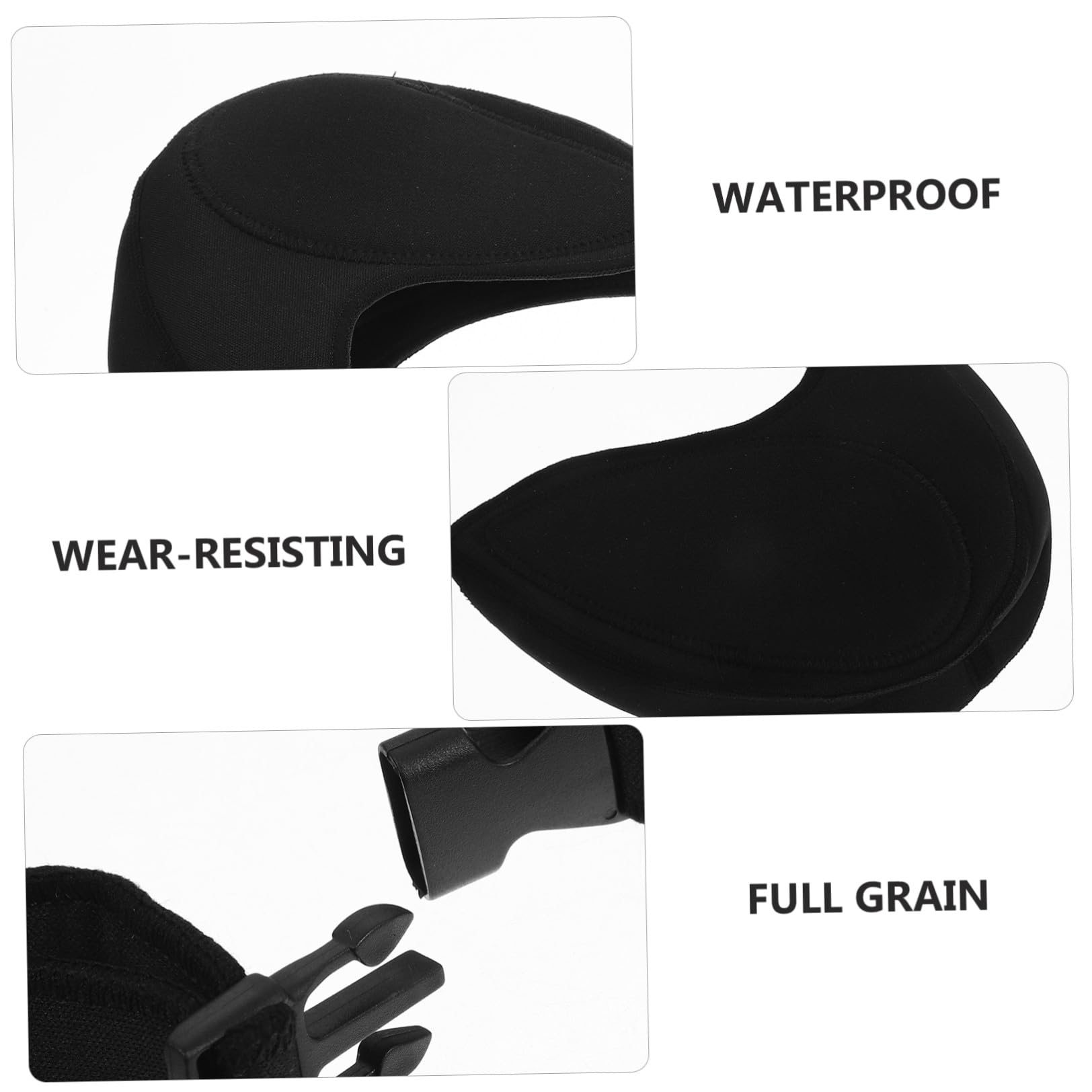 Toyvian Cubrezapatillas de Ciclismo Protector de Zapatos Cubiertas de Zapatos de Motocicleta Protector de Zapatillas Cubierta de Zapatos de Moto Cubierta de Maletero TPU Negro
