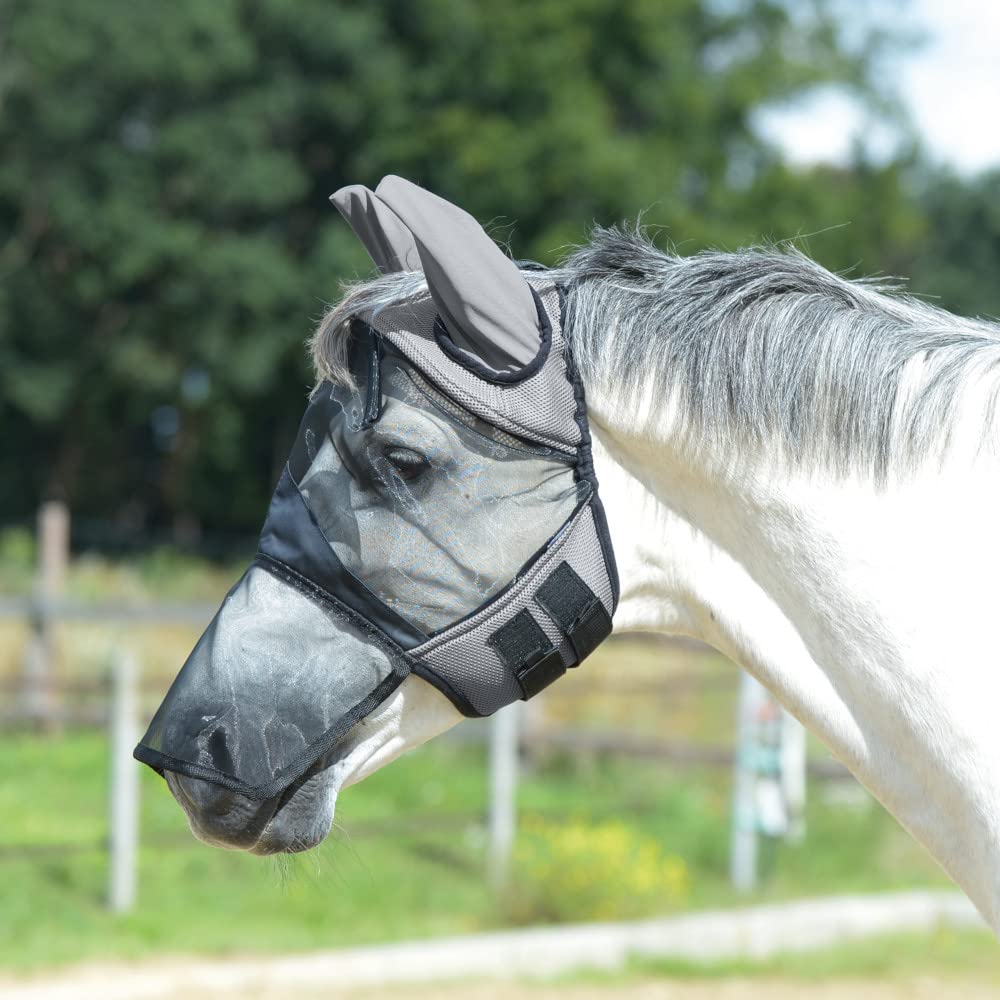 Maska przeciw owadom Fly Cover PRO Gap II (WB, szara/czarna)