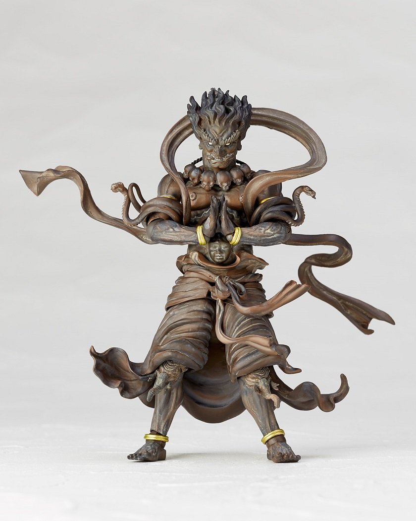 Amazon.co.jp: タケヤ式自在置物 深沙大将 木彫版 全高約142mm PVC&ABS