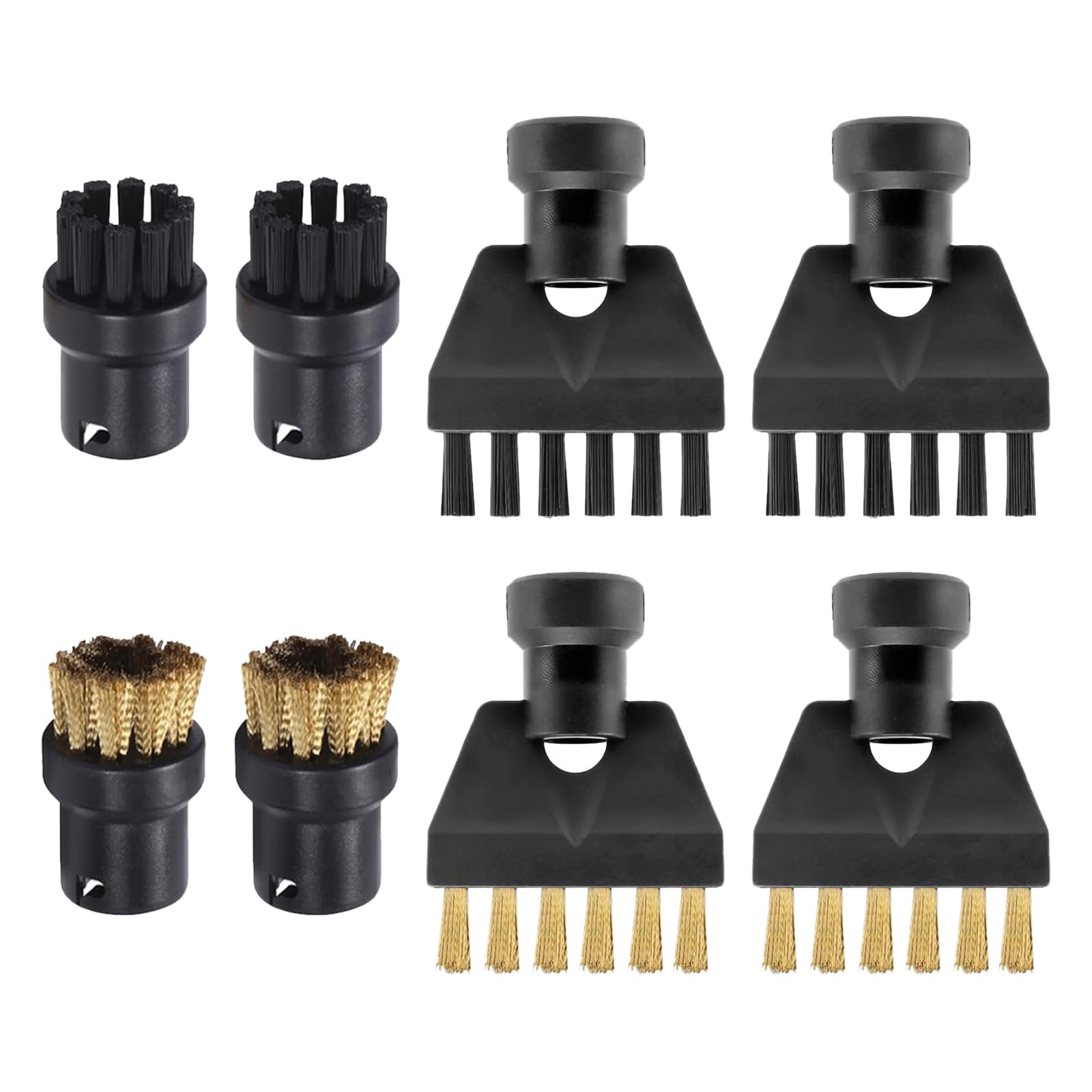 Brosses rondes Kärcher SC1 SC3 SC5 : pack de 8 brosses pour désincruster la saleté incrustée