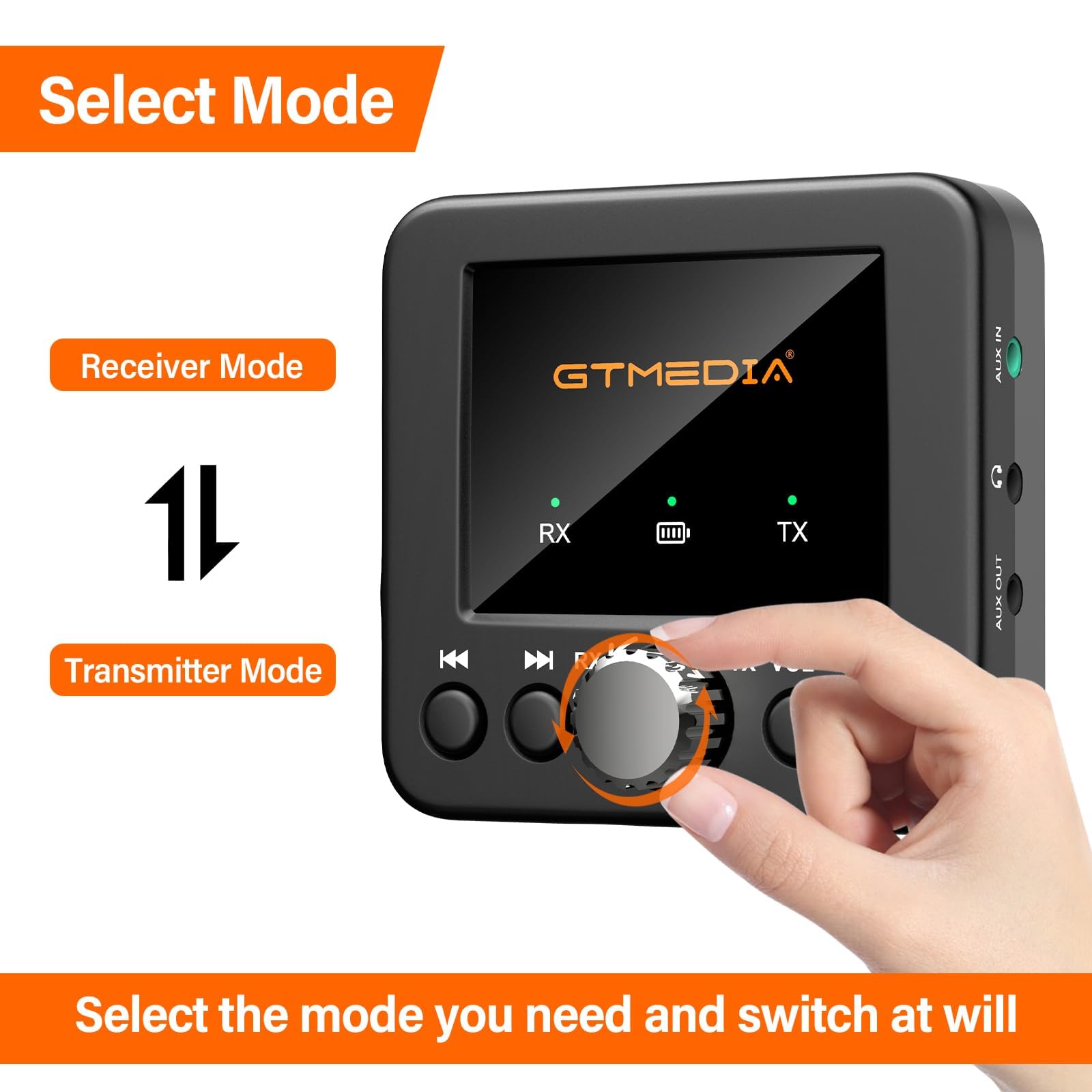 Andven Transmetteur Bluetooth, USB sans Fil Transmetteur De