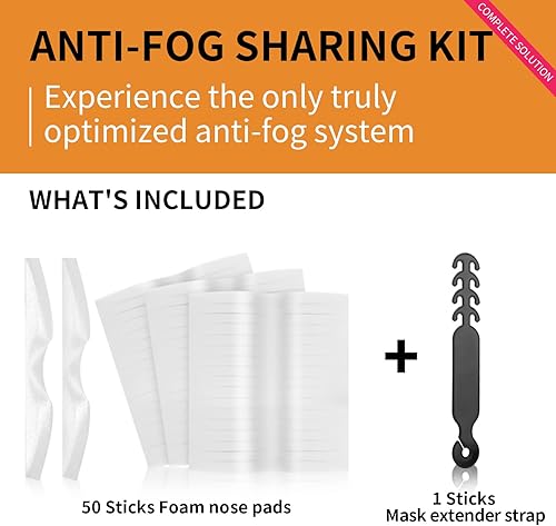 Miniatura 6 de Almohadillas de esponja antivaho para puente nasal, almohadillas de espuma viscoelástica para nariz, tiras de protección autoadhesivas, almohadilla