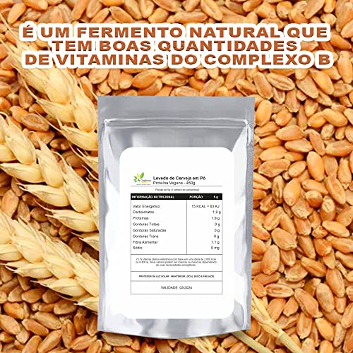 Levedo de Cerveja em Pó Premium 450g À Orgânica