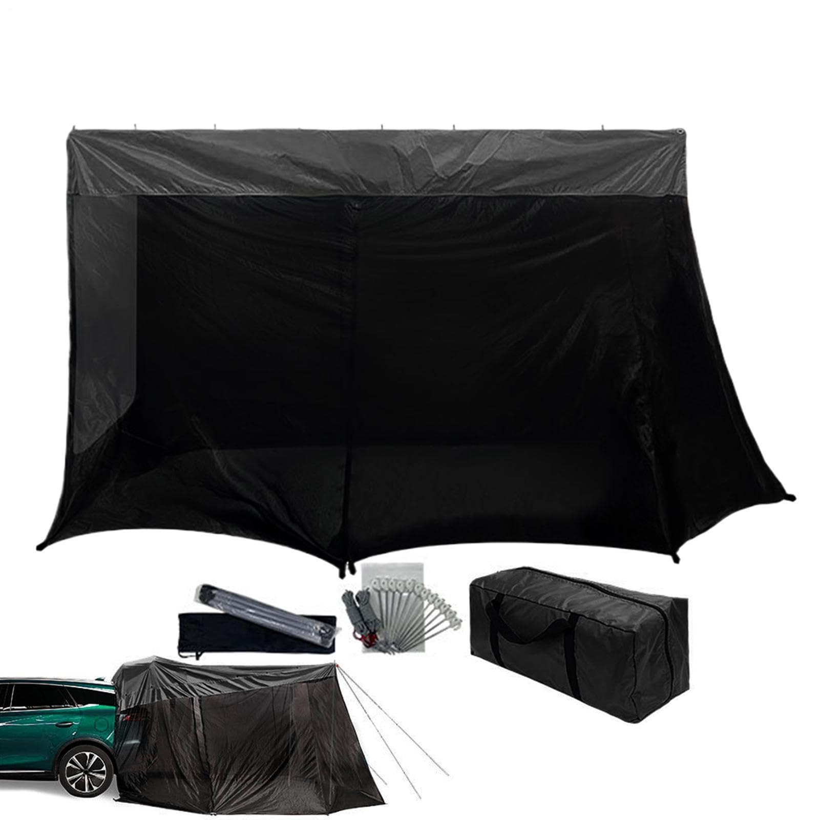 Namioty samochodowe na kemping, SUV, wodoodporny baldachim chroniący przed słońcem, 300 x 188 x 180 cm, wiatroszczelny namiot kempingowy, do samochodów ciężarowych, wędrówek, podróży