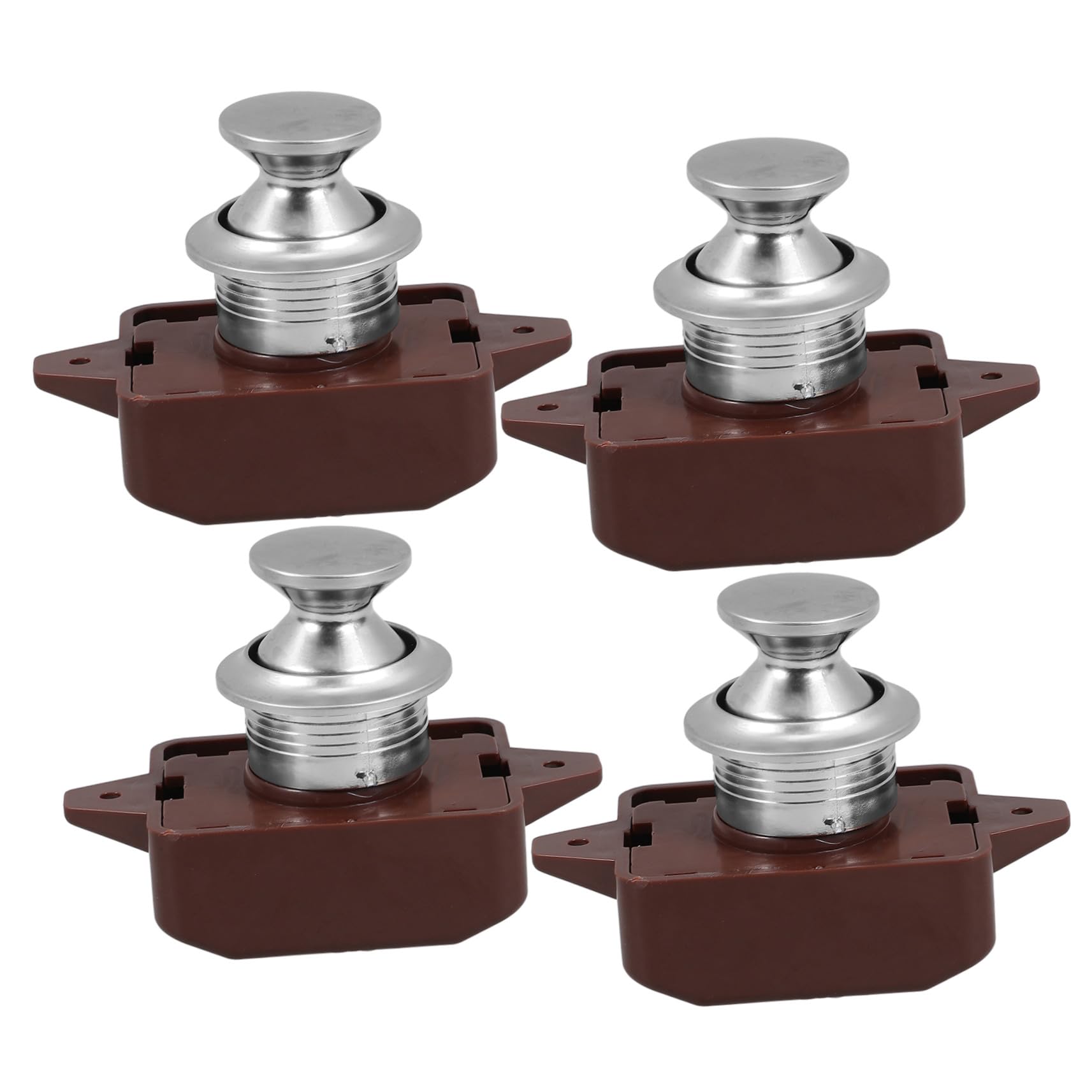 Serrure à bouton-poussoir en alliage de zinc loquet robuste pour armoire