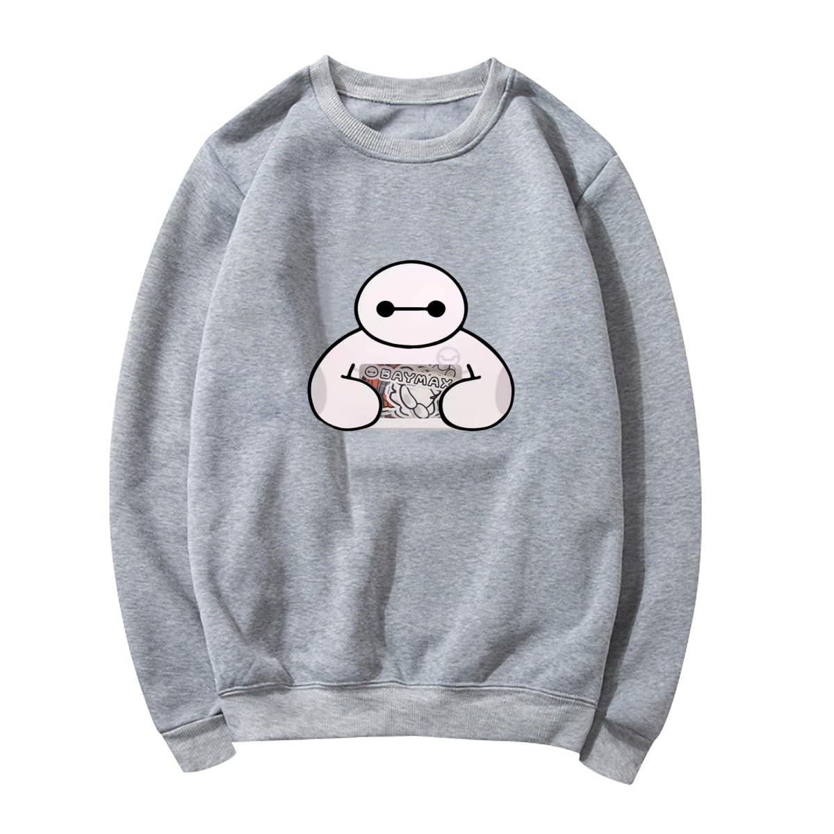 Amazon.co.jp: ベイマックス スウェットシャツ クルーネック メンズ 