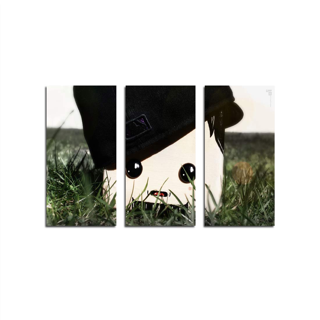 XtremeSkins Framed Canvas - Wall Decor for Living Room, Bedroom, Office, Hotels, Drawing Room (46in X 27in) - oki The Cap Holder