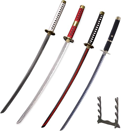 Miniatura 2 de Sword fort Carbon Steel Roronoa Zoro Swords Real Metal About 41 inches Katana Anime Cosplay SwordYama Enma Arashi Death Surgeon Trafalgar Law