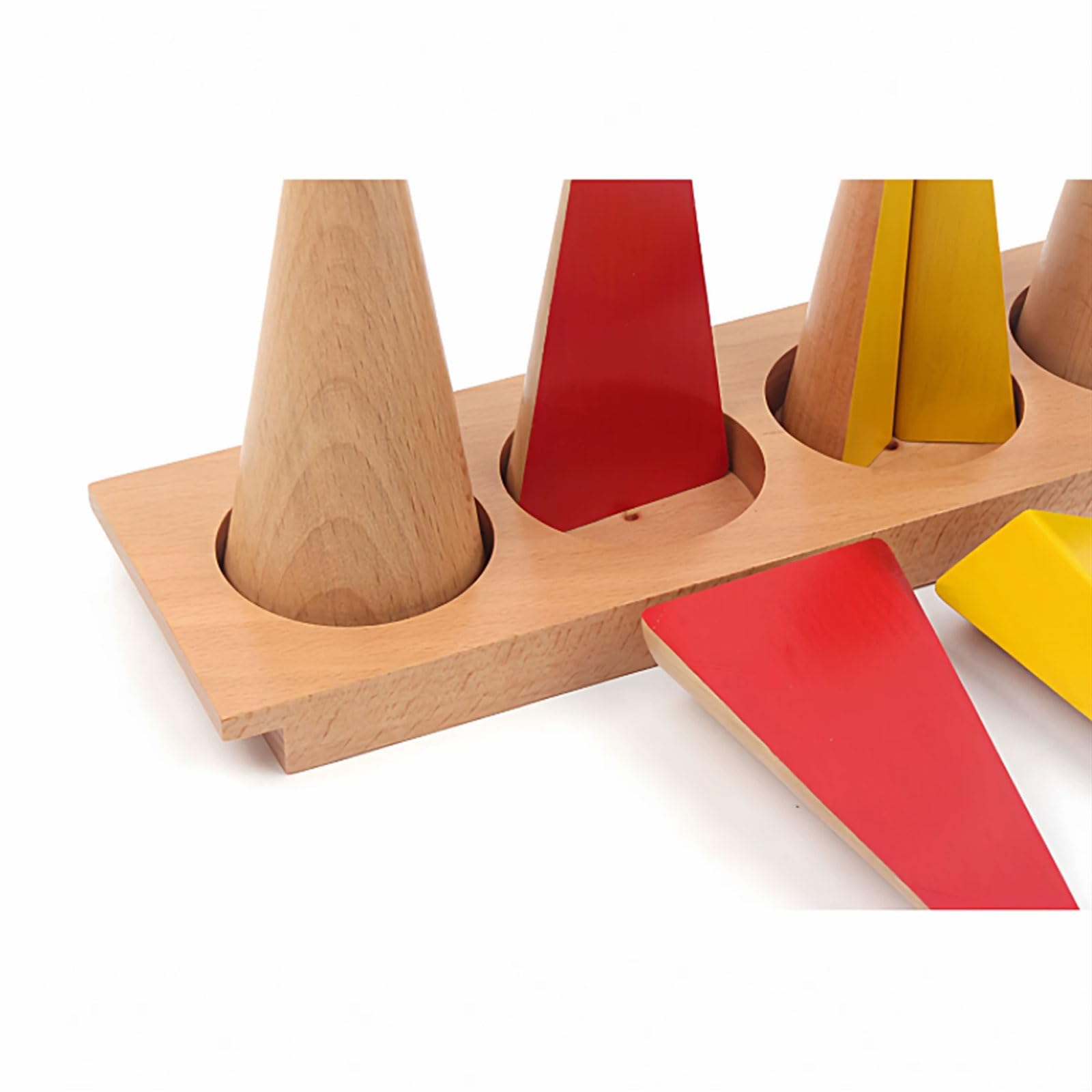 Bloques de Construcción de Fracciones Montessori, Juguete Educativo de Fracciones y División para Niños de 3 Años