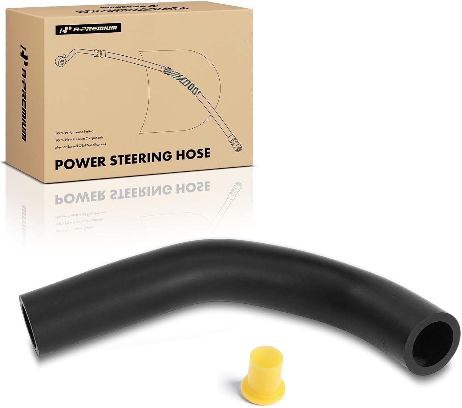 A-Premium Power Steering Reservoir/Suction Line Hose Assembly Compatible with Acura MDX 2007 2008 2009 2010 2011 2012 2013, 3.7L, Reservoir To Pump