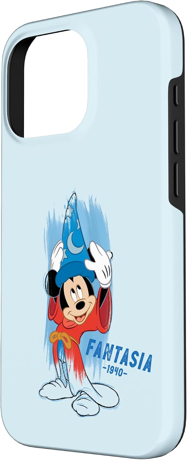Disney Ink and Paint Sorcerer Mickey Mouse in Fantasia 1940 Case for iPhone 16 Pro