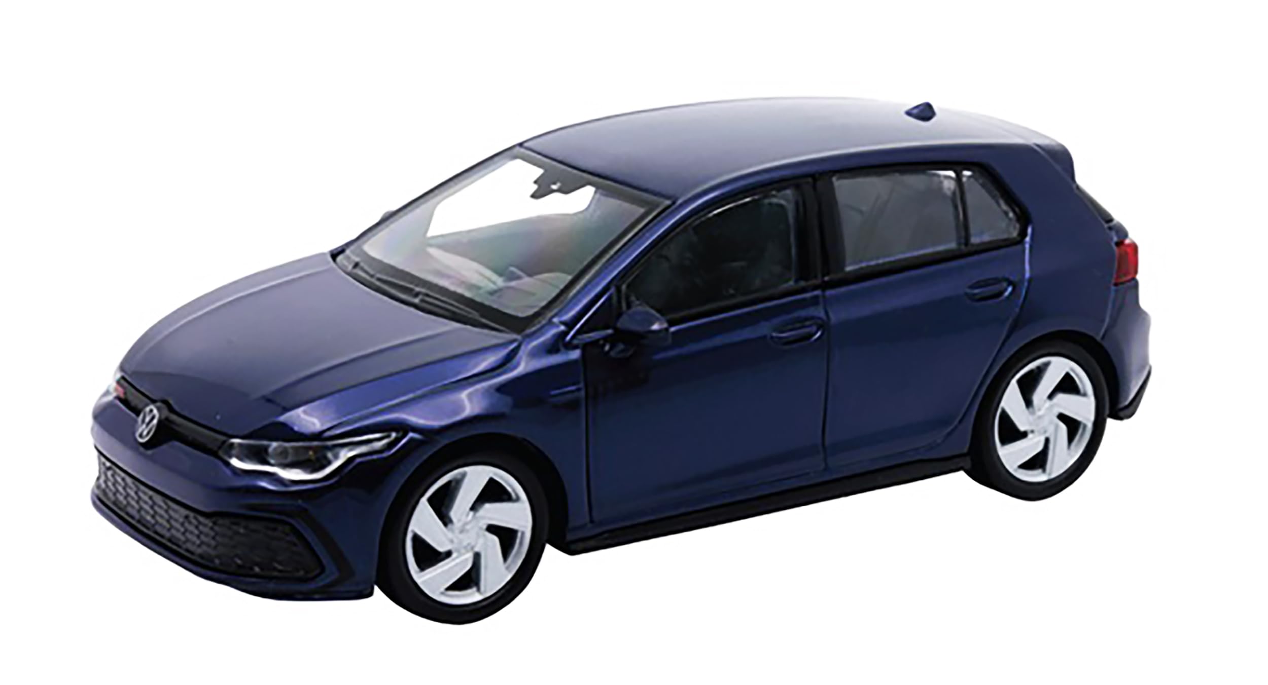 Toi-Toys Volkswagen Golf 8 GTI - Modellino auto in metallo, modello VW auto, 4 varianti 49 (blu metallizzato)