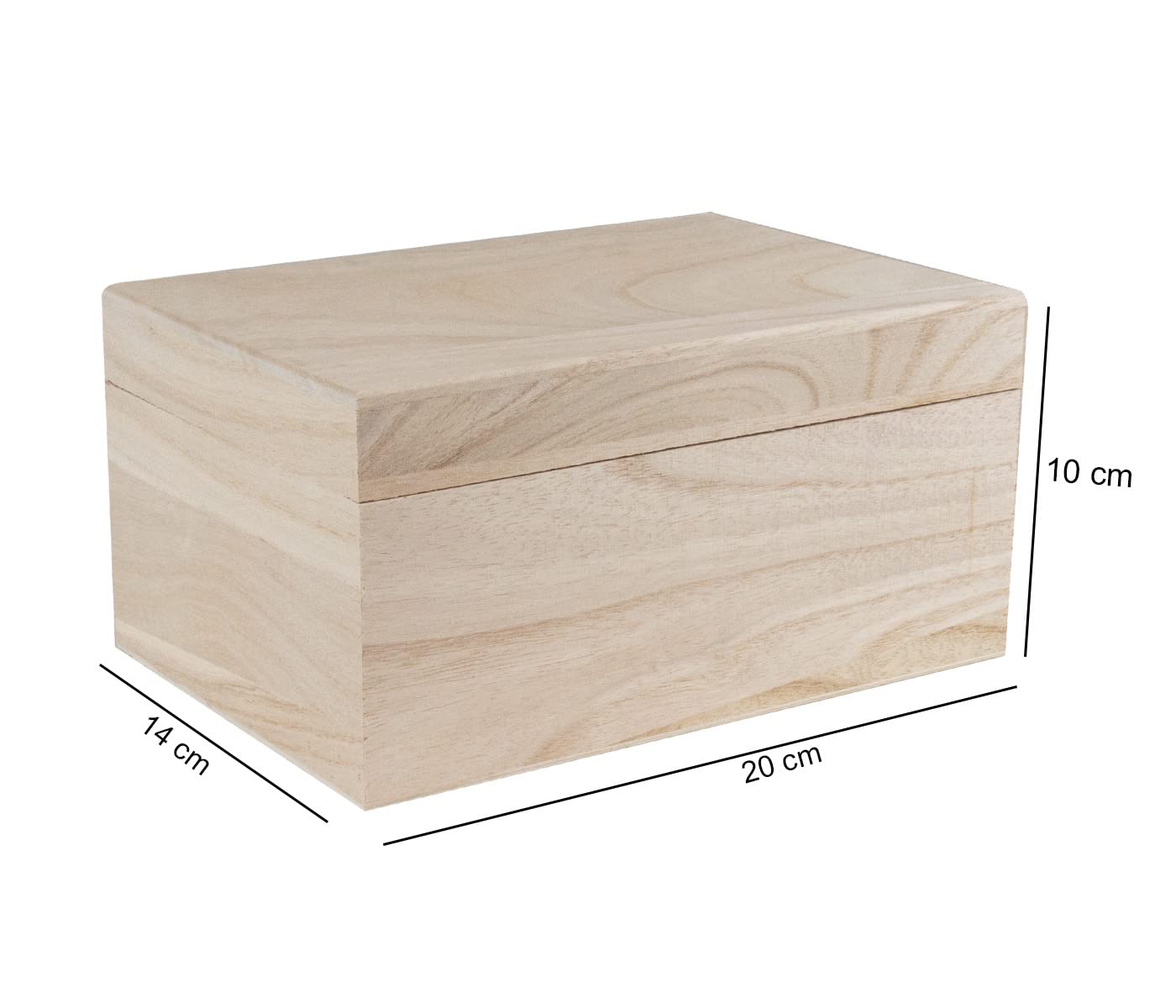Holzbox mit Deckel – Vintage Holzkiste & Aufbewahrungstruhe aus Holz – Dekorative Aufbewahrungsbox mit Magnet-Verschluss – Truhe Kiste für Schmuck, Erinnerungen, Deko & Haushalt