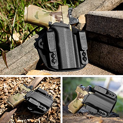 Universal Hybrid Kydex&Nylon Holster for Pistols, Gun Holsters for Men/Women, 9mm Holsters for Pistols, Concealed Carry 380 Holster for Women,Fits G19 G17,M&P Shield and Similar Handgun,Kydex