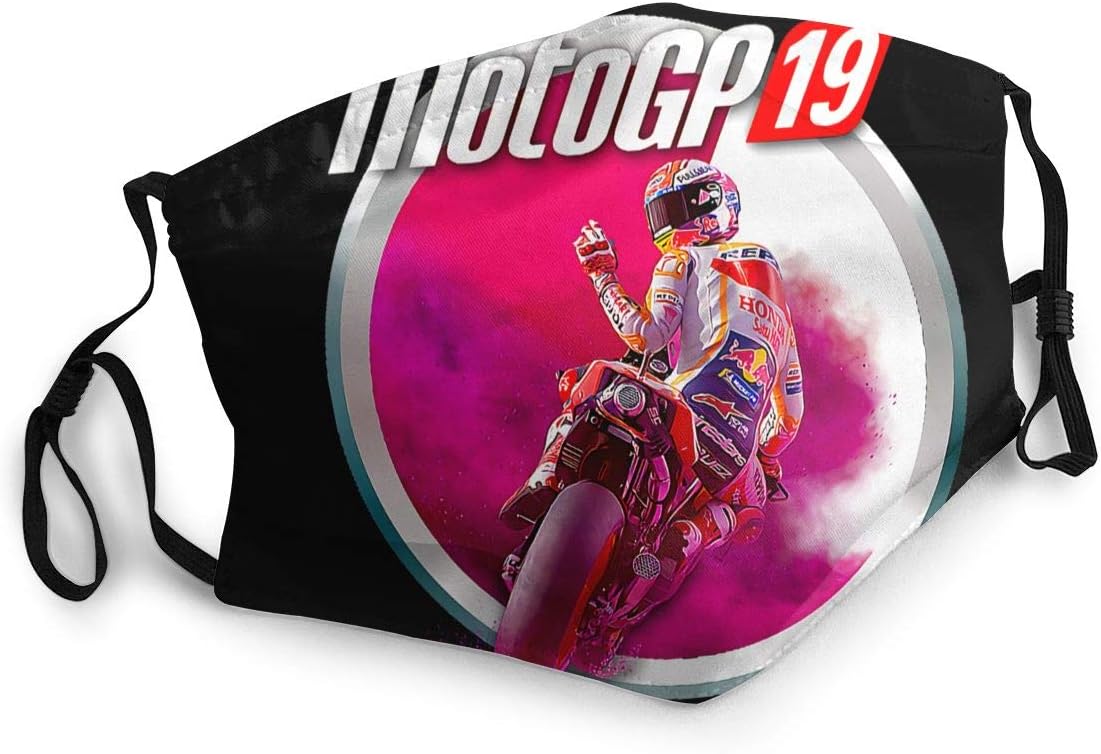 MotoGP 19 Adult Wind Dust Masks Reusable & Washable Face Mask