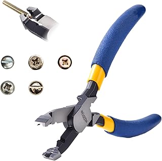 Multi-Function Screw Extractor Pliers, Non-Slip Screw Removal Tool, Extracts Stripped, Broken, Rusted Screws, Screw Pliers for Tightening, Loosening and Gripping Nuts and Bolts，Wire pliers