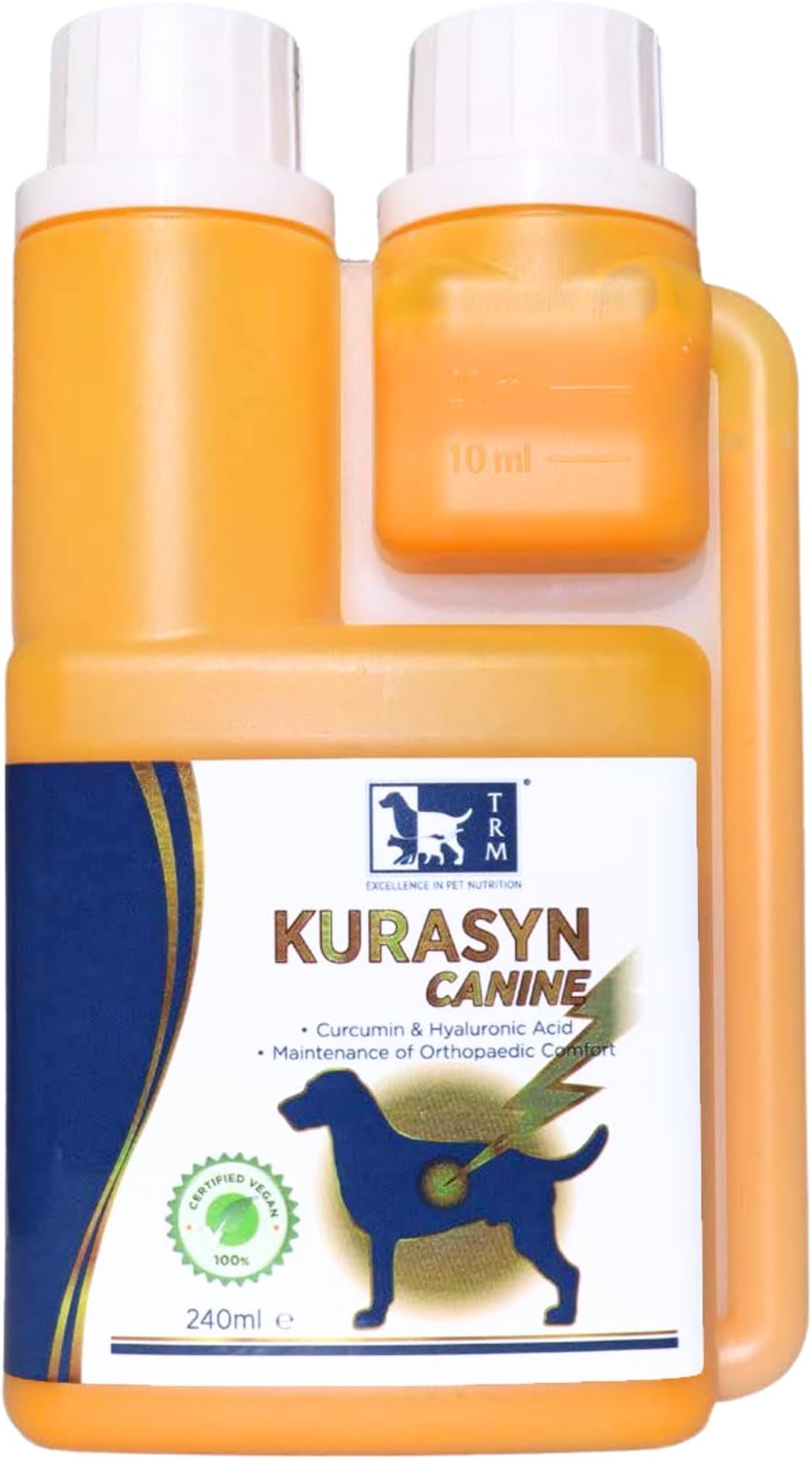 Pet Kurasyn Canine Joint Aid For Dogs & Food Supplement - Perfect To Maintain Healthy Mobility During Rehabilitation, For Senior Dogs And For Joint Care (240ml)